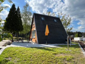 Finnhütten am Storkower See in Brandenburg